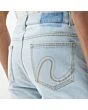 Distressed Bell Bottom Jeans