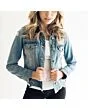 Distressed Denim Jacket 