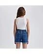 Distressed Denim Shorts