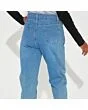 Distressed Straight Leg Jeans