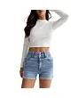 High Waist Denim Shorts