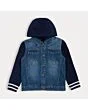 Hooded Denim Jacket