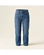 Kids' husky jeans, made to measure, mid wash, front view