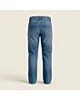 Kids' regular jeans, made to measure, mid wash, back view showing the pockets and yoke