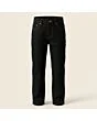 Kids' regular jeans, made to measure, black denim