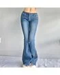 Low Rise Flared Jeans
