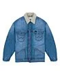 Oversized Sherpa Denim Jacket