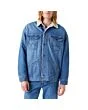 Oversized Sherpa Denim Jacket
