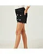 Raw Hem Denim Shorts