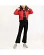 Red Denim Jacket:
