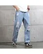 Ripped Straight Leg jeans