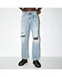 Ripped Wide Leg Jeans