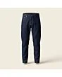 Men's athletic taper jeans, made to measure, dark wash