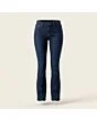 Women's bootcut jeans, made to measure, dark wash