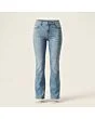 Women's bootcut jeans, made to measure, light wash
