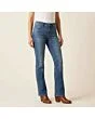 Women's bootcut jeans, made to measure, worn on a model