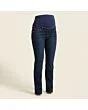 Women's maternity jeans, made to measure, dark wash