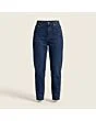 Women's mom jeans, made to measure, dark wash