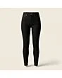 Women's skinny jeans, made to measure, black denim