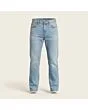 Men's straight jeans, made to measure, light wash