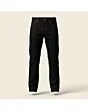 Men's straight jeans, made to measure, black denim