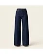 Women's wide leg jeans, made to measure, dark wash