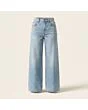 Women's wide leg jeans, made to measure, light wash