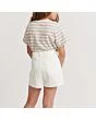 White Denim Shorts