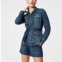 Belted Denim Jacket