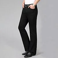 Black Bell Bottom Jeans