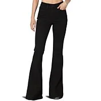 Black Denim Bell Bottoms