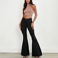 Black Flared Jeans