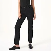 Black Straight Jeans