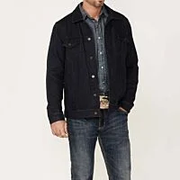 Black Western Denim Jacket