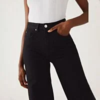 Black Wide Jeans