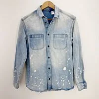 Bleached Denim Shirt