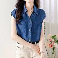 Button Down Denim Shirtt
