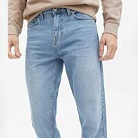 Cropped Straight Leg Jeans