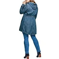 Denim Jacket With Hood