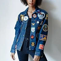 Denim Jacket With Patches