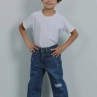 Distressed Relaxed Fit Jeans