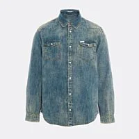  Fitted Denim Shirt