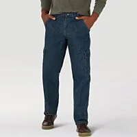 High Waist Cargo Jeans