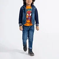 Hooded Denim Jacket