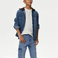 Loose Fit Cargo Jeans