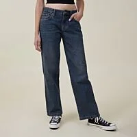 Low Rise Straight Jeans