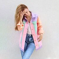 Pastel Denim Jacket