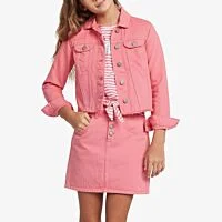 Pink Denim Jacket