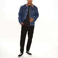 Sherpa Collar Denim Jacket