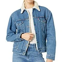 Sherpa Lined Jeans Jacket